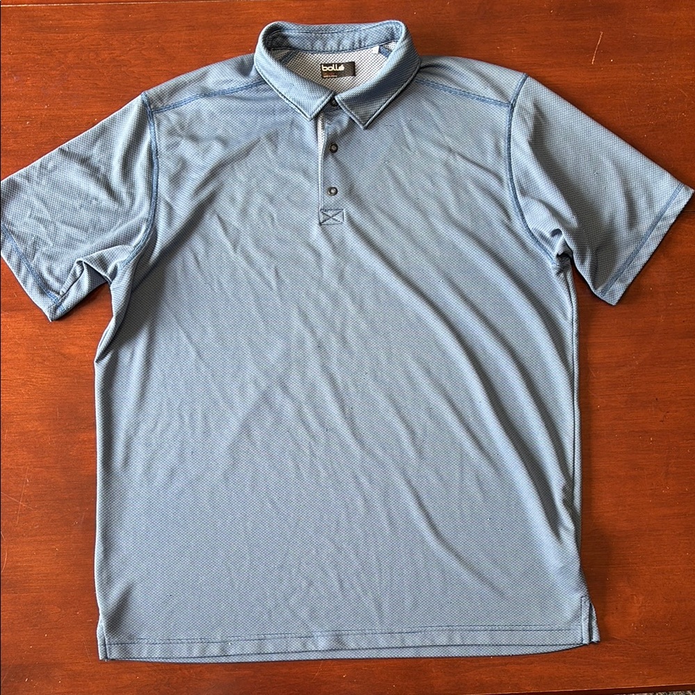Men's Bolle Blue Polo Shirt Classic Design